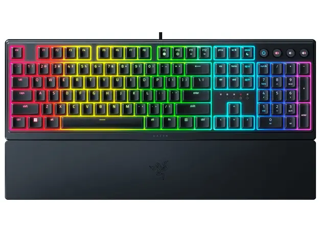 კლავიატურა Razer Keyboard Ornata V3 RGB 104key Mecha-Membrane Switch USB EN, black