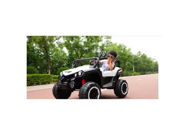 2 ადგილიანი ბავშვის მანქანა BUGGY WHITE, 3 image