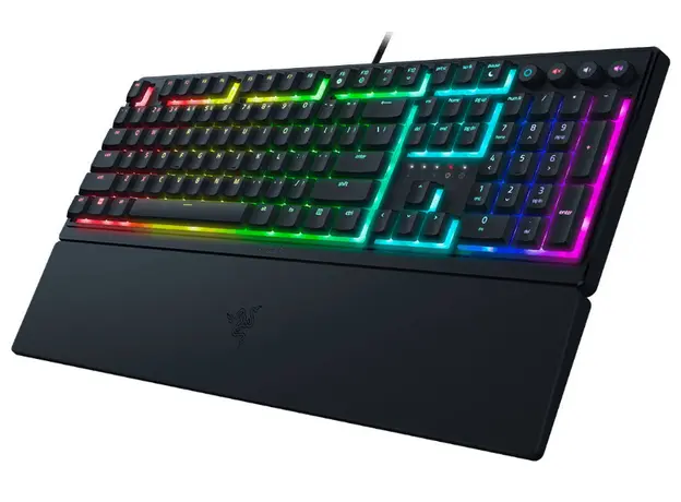 კლავიატურა Razer Keyboard Ornata V3 RGB 104key Mecha-Membrane Switch USB EN, black, 4 image