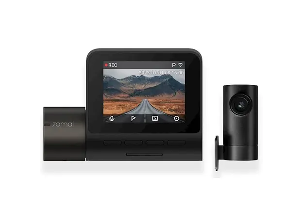 მანქანის ვიდეო რეგისტრატორი Xiaomi 70Mai A200-1 + RC11, FHD, Built in WiFi, 130°, Dash Cam Set, Black, 2 image