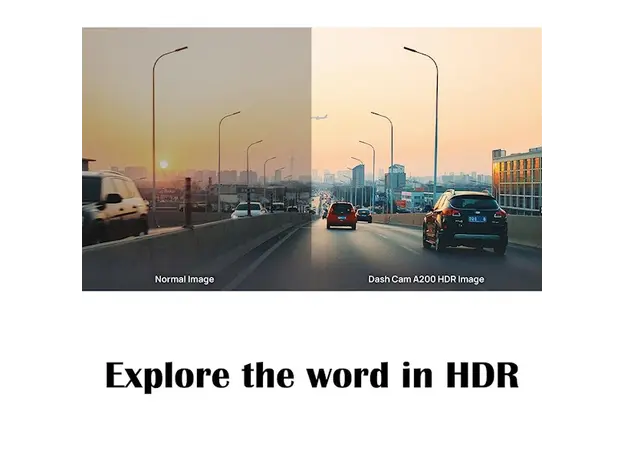 მანქანის ვიდეო რეგისტრატორი Xiaomi 70Mai A200-1 + RC11, FHD, Built in WiFi, 130°, Dash Cam Set, Black, 5 image