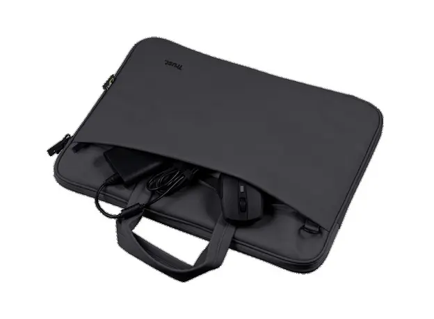 ჩანთები TRUST 24447 TRUST BOLOGNA LAPTOP BAG 16″ ECO BLACK, 5 image