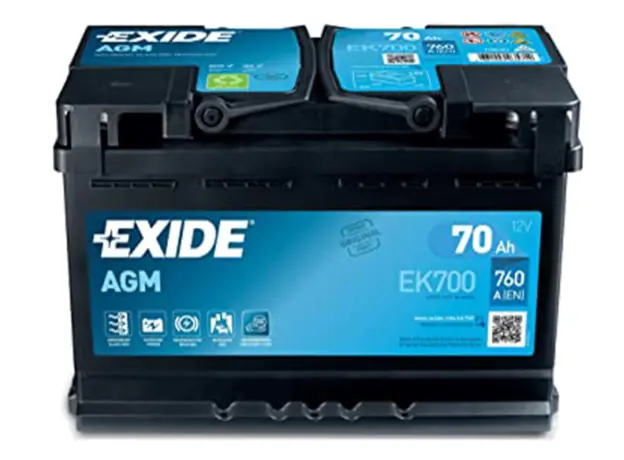 აკუმულატორი Exide AGM EK700 70 ა*ს R+