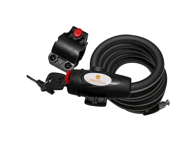 ველოსიპედის საკეტი ADO ADOL1, Bike Lock, Black, 3 image