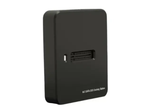 მყარი დისკის დოქ სადგური Gembird DD-U3M2 Desktop USB Type-C M.2 SATA & NVME SSD drive docking station black