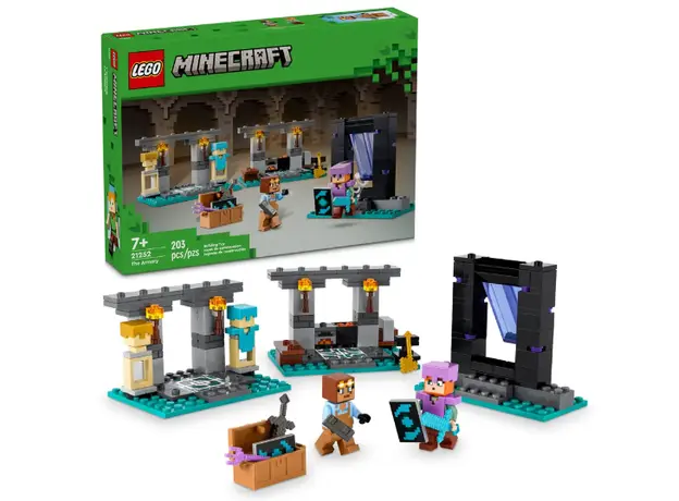 ლეგო LEGO Constructor MINECRAFT THE ARMORY