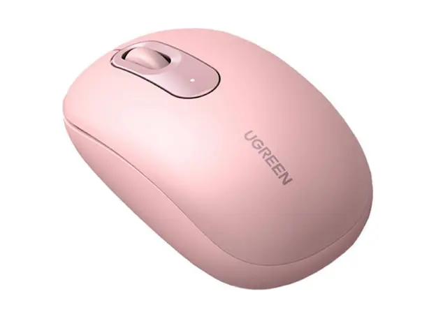 მაუსი UGREEN MU105 (90686), Wireless, USB, Mouse, Cherry Pink