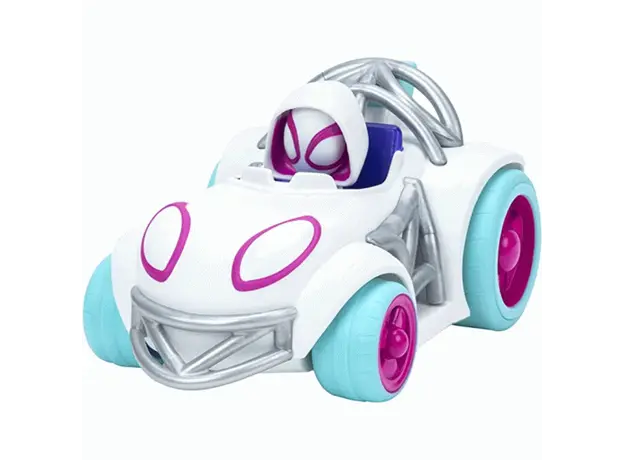სათამაშო მანქანა Spidey Pull Back Vehicle Ghost Spider