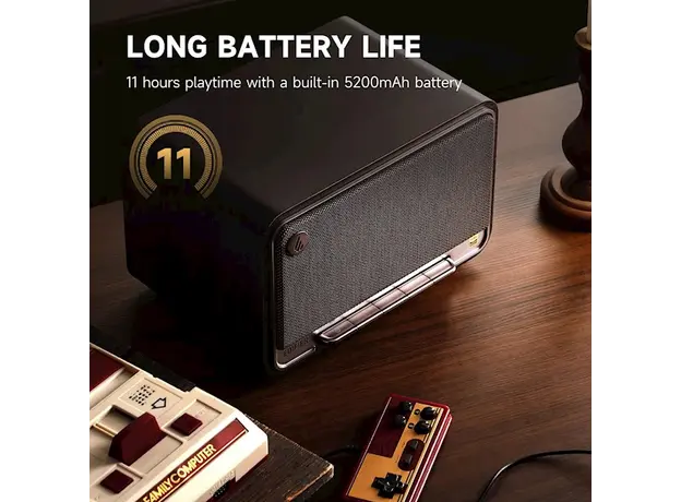 დინამიკი Edifier D32 Tabletop Wireless Speaker Black Walnut, 10 image