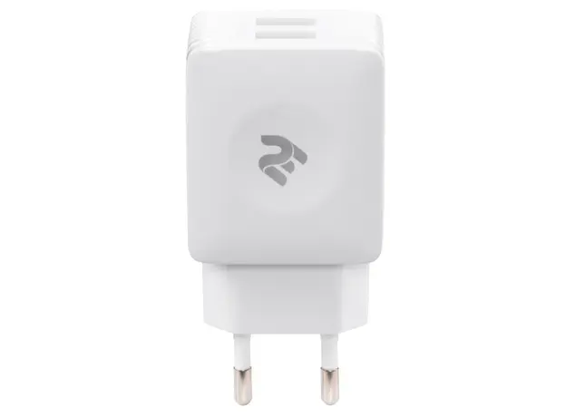 ადაპტერი 2Е Wall Charge Wall for 2 USB - DC5.0V/4.2 A, white