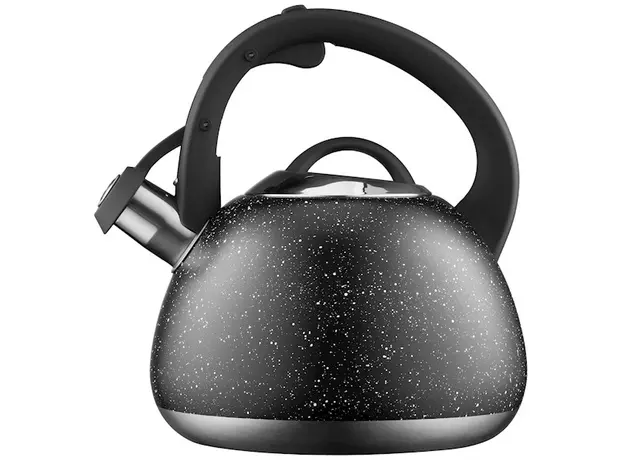 ჩაიდანი Ardesto Kettle Gemini, 2.5l, stainless steel, black
