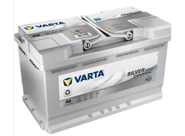 აკუმულატორი VARTA SIL AGM A6 80 ა*ს R+