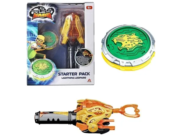 სათამაშო ნაკრები Infinity Nado VI Starter Pack Lighting Leopard