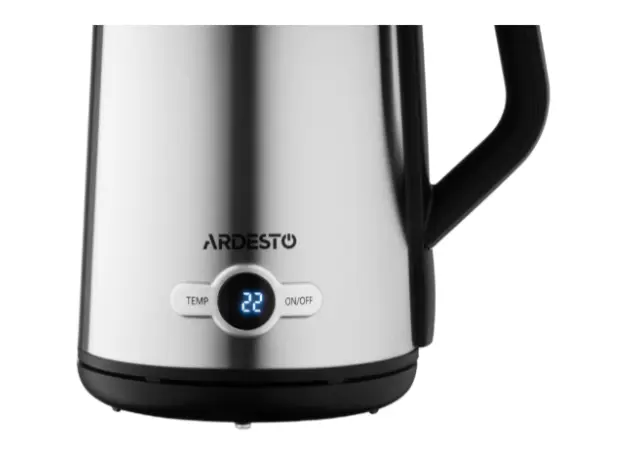 ელექტრო ჩაიდანი Ardesto Electric kettle  Steel Collection EKL-X52E, 1.7L, LED display, double-walled, STRIX, silver, 7 image