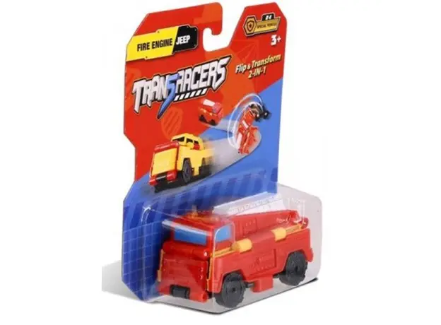 სათამაშო მანქანა TransRacers Fire Engine & Jeep