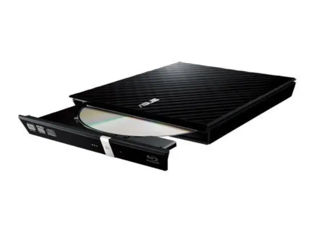 დისკის წამკითხველი ASUS SDRW-08D2S-U LITE DVD-R/RW USB2.0 EXT Ret Slim Black