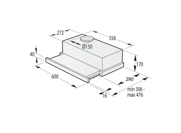 გამწოვი GORENJE TH62E3X, 3 image