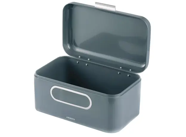 საპურე Ardesto Bread bin Gemini, 30х18х15cm, metal, grey