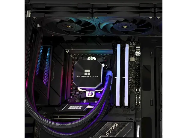 ქულერი THERMALRIGHT Frozen Edge 360 BLACK ARGB CPU Universal Cooler, 4 image