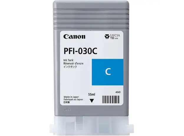 კარტრიჯი Canon INK TANK PFI-030 CYAN  (for TM-340 ), 2 image