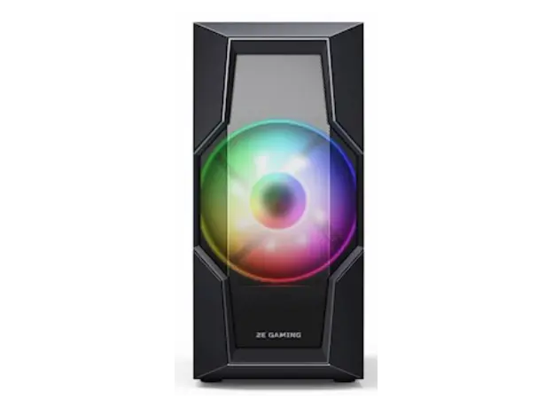 ქეისი 2E GAMING Computer case  TURBO (G2057B) , MidT, 2xUSB2.0,1xUSB3.0, 1x200+3x120ARGB,TG (side panel),without PSU,black, 4 image