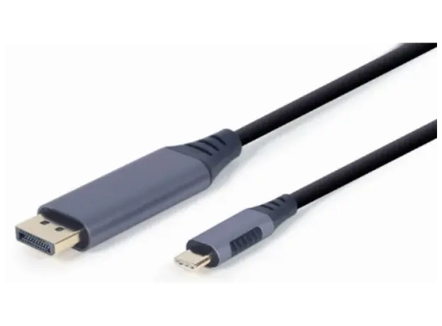 კაბელი Gembird CC-USB3C-DPF-01-6 USB Type-C to DisplayPort Adapter cable 1.8 m, 2 image