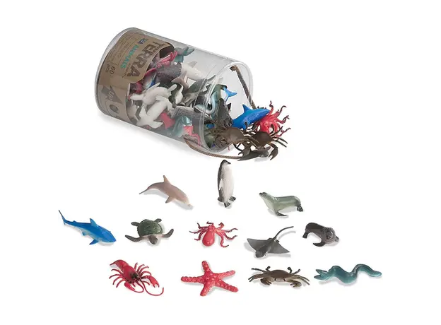 წყალქვეშა სამყაროს სათამაშო ნაკრები Terra SEA ANIMALS IN TUBE, 2 image