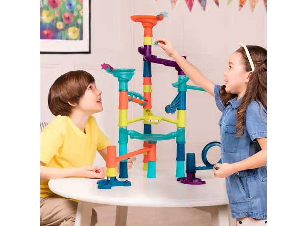 სათამაშო ბურთულების სასრიალო Btoys MARBLE RUN, 3 image