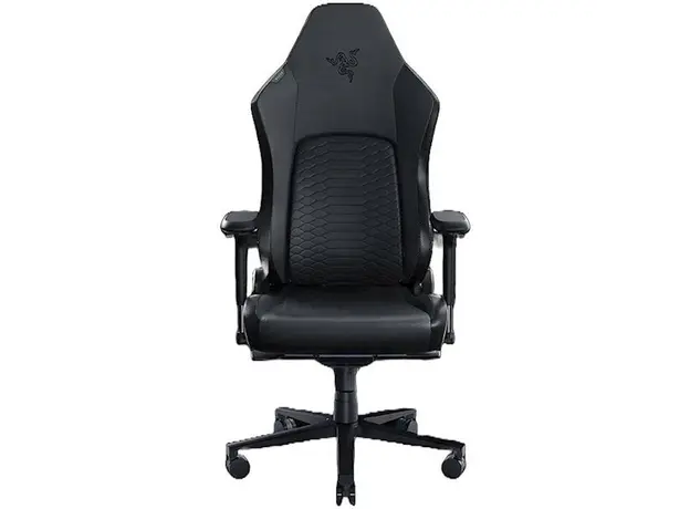 სათამაშო სავარძელი Razer chair Iskur V2 EPU Leather, 4D-Armrests, black, 2 image