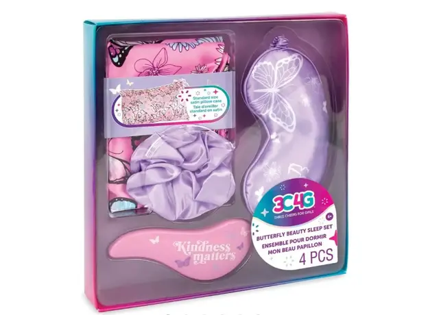 საძილე აქსესუარების კომპლექტი Make It Real 3C4G Butterfly Beauty Sleep Set