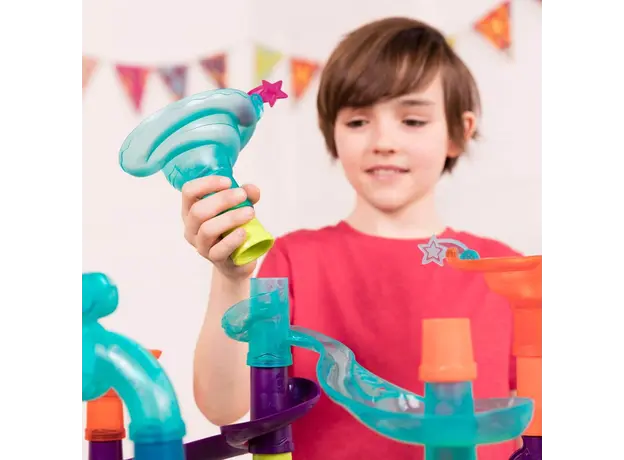 სათამაშო ბურთულების სასრიალო Btoys MARBLE RUN, 5 image