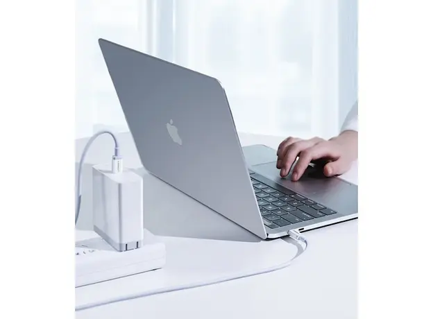 USB კაბელი UGREEN 60518 USB 2.0 C M/M ABS Cover 1m (White), 5 image
