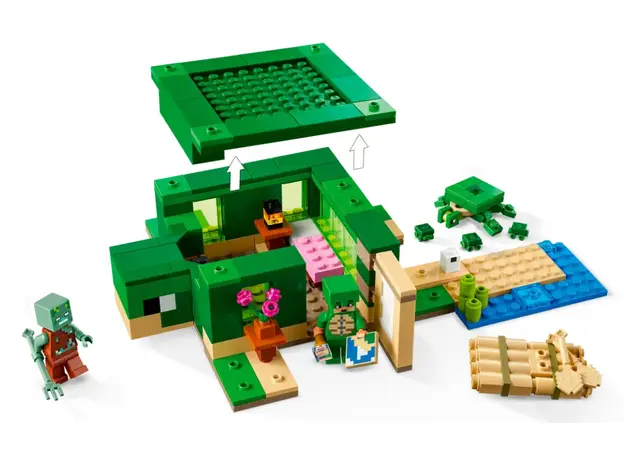 ლეგო LEGO Constructor MINECRAFT THE TURTLE BEACH HOUSE, 4 image