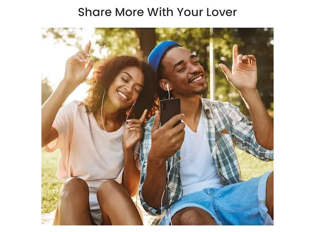 აუდიო ადაპტერი UGREEN AV144 (30732), Type C Male To 2x3.5 mm Female, Audio Cable, 25cm, Space Gray, 6 image