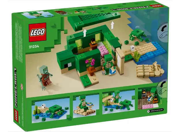 ლეგო LEGO Constructor MINECRAFT THE TURTLE BEACH HOUSE, 7 image