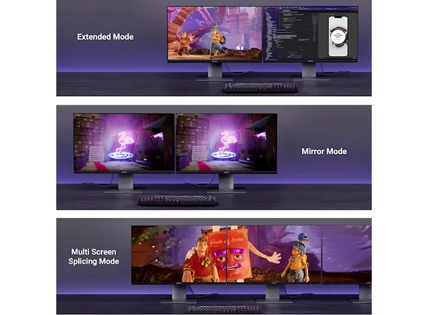 ვიდეო კაბელი UGREEN DP118 (15384), 16K DisplayPort To DisplayPort, 2m, Grey/Black, 3 image