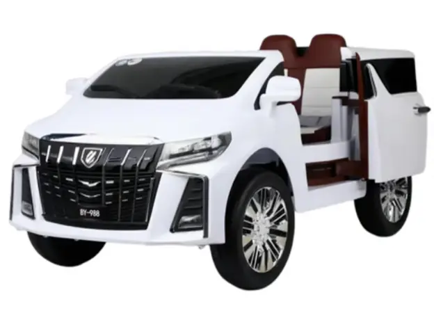 ბავშვის ელექტრო მანქანა TOYOTA ALPHARD LANGTON 601-W ტყავის სავარძლით
