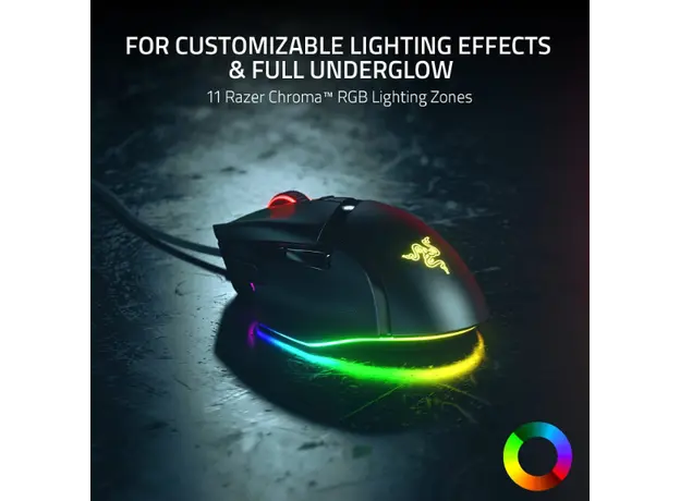 მაუსი Razer Mouse Basilisk V3, RGB, USB-A, black, 5 image