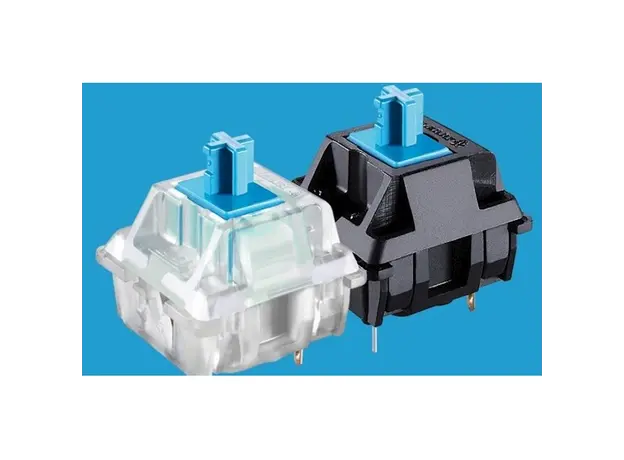 კლავიატურა Ducky Keyboard  One 2 SF, Cherry Blue, RGB LED, RU, Black-White, 8 image