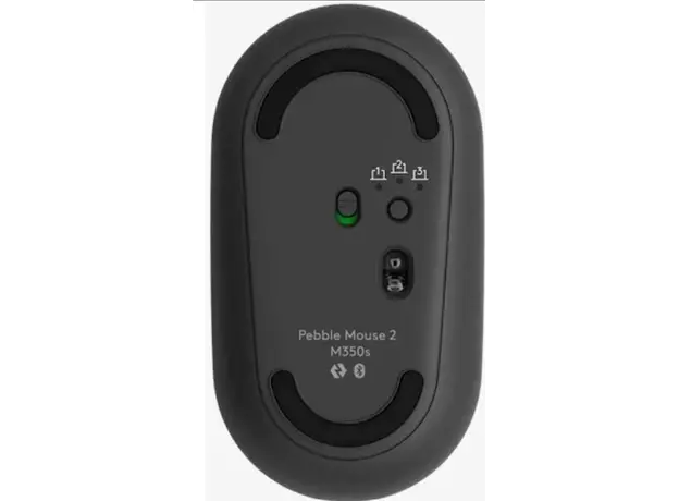 მაუსი LOGITECH Pebble Mouse 2 M350s - TONAL GRAPHITE - BT - EMEA-808 - DONGLELESS, 3 image