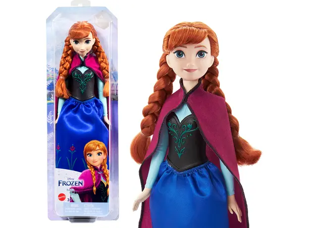 სათამაშო ფიგურა Mattel Frozen Fashion Dolls Core - Anna 1, 3 image