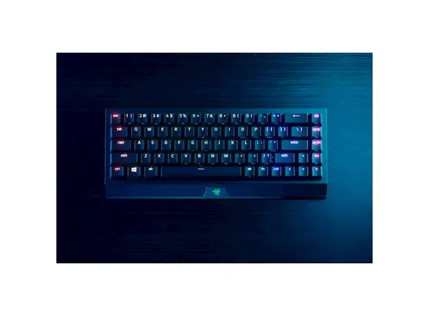 კლავიატურა Razer RZ03-03890700-R3R1 BlackWidow V3 Mini HyperSpeed Gaming Keyboard, Yellow Switch, BT, USB, RGB, Black, 3 image