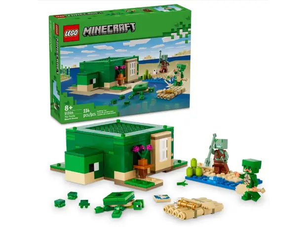 ლეგო LEGO Constructor MINECRAFT THE TURTLE BEACH HOUSE
