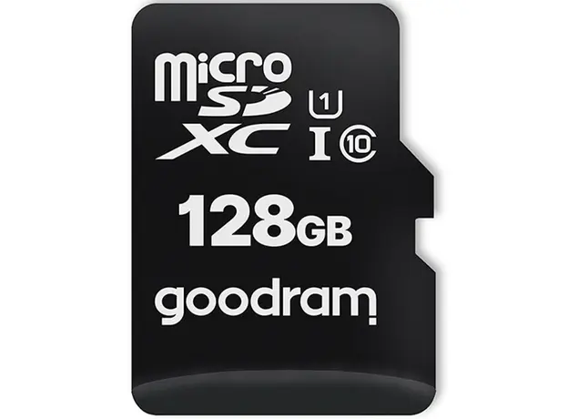 მეხსიერების ბარათი GOODRAM All in One 128GB MICRO CARD class 10 UHS I + card reader