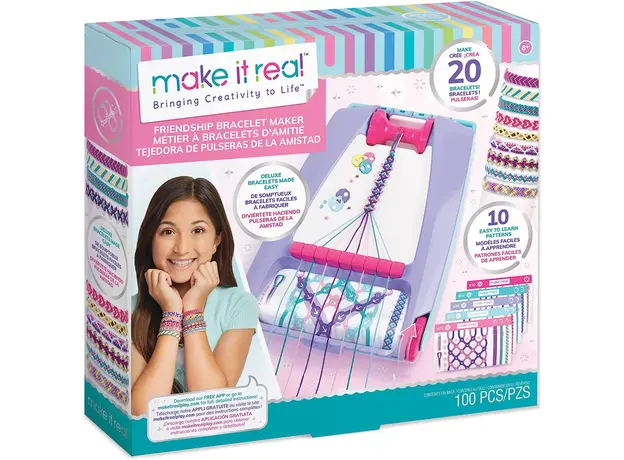 სამაჯურების ნაკრები Make It Real Friendship Bracelet Maker