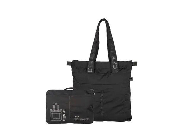 ნოუთბუქის ჩანთა Tucano LET ME OUT SHOPPER BAG FOLDABLE, BLACK, 3 image