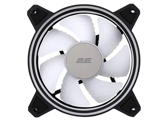 ქულერი 2E Gaming Case fan 2E Gaming Air Cool Infinity M ACF120IMW-ARGB, 120mm, 1200rpm, 3pin, 3pin+5VAura, 22dBa, 4 image