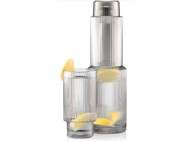 ჭიქების ნაკრები Ardesto Long glasses set, Graphite 380 ml, 2 pcs, glass, 4 image