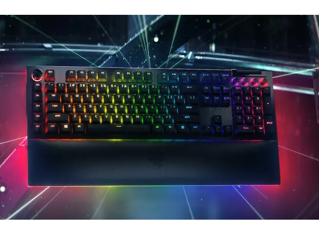 კლავიატურა Razer BlackWidow V4 Pro RGB 104key Green Switch USB EN, Black, 3 image