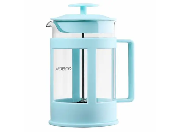 ჩაიდანი ARDESTO French press  Fresh, 800 ml, tiffany blue, plastic, glass, 2 image